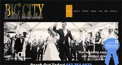 Desktop Screenshot of bigcityweddingband.com